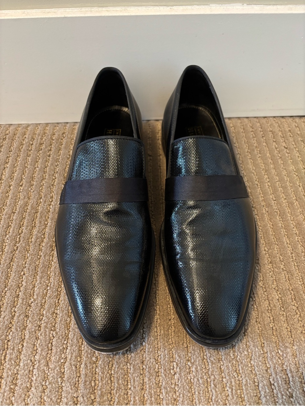 Harry Rosen Black Dress Loafers